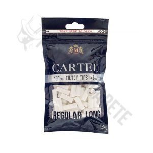 CARTEL Filteri Regular Long 8mm za Motanje Debljih Cigareta