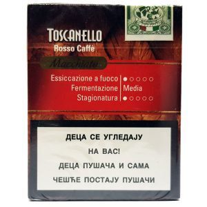 Toscanello Rosso Caffe Macchiatto Cigare- Makijato Cigarilosi