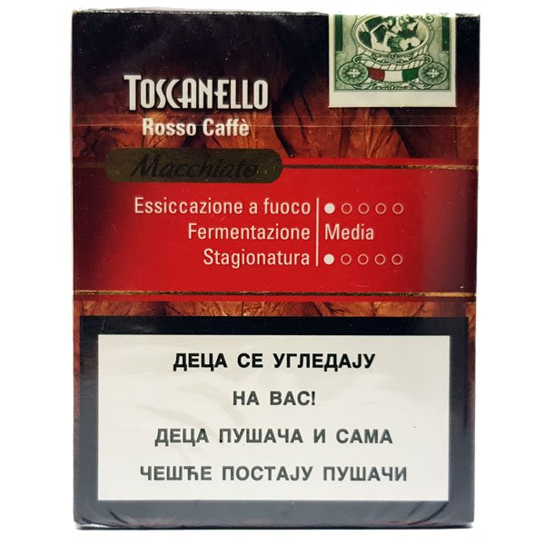 Toscanello Rosso Caffe Macchiatto Cigare-Cigarilos
