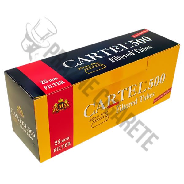 Prazne Cigarete sa Filterom CARTEL 25mm 500