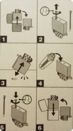 Zippo Kremen Kamen za Upaljače Original uputstvo za zamenu