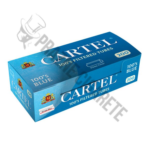 Cartel 100 S prazne cigarete sa filterom 25mm za punjenje rezanim duvanom
