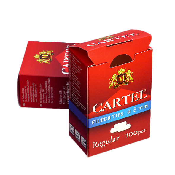 CARTEL Filtercici Regular 8*15mm za savijanje regular cigareta