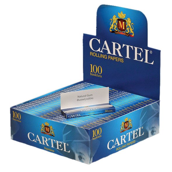Rizle Cartel Blue-Sporogoreći Papirici za Savijanje Cigareta