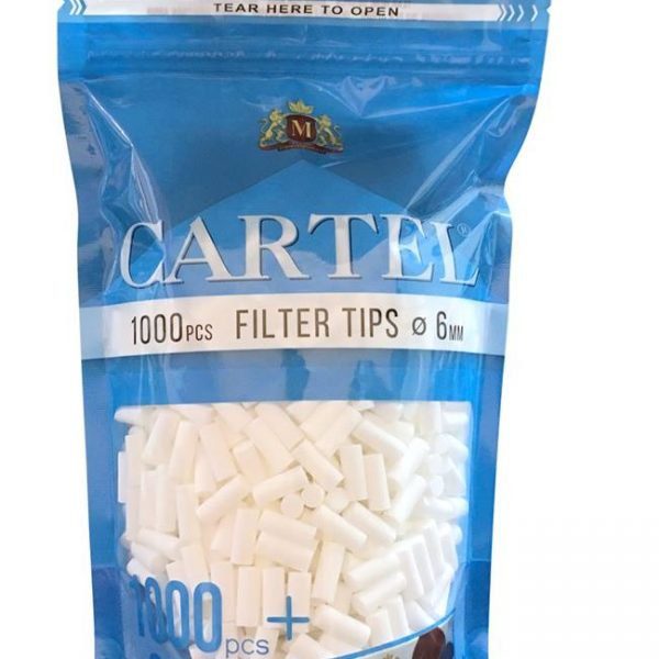 CARTEL Filtercici 1000 komada za savijanje slim Cigareta