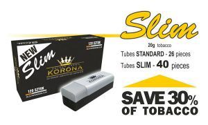 Korona Slim Prazne Cigarete sa Filterom 120kom