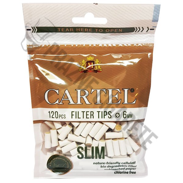 Bio Filterčići za Savijanje Slim Cigareta Cartel 6x15mm