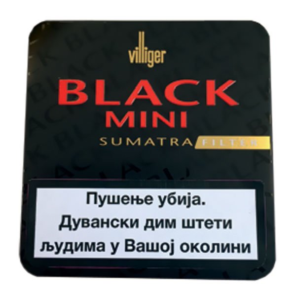 Villiger Black Mini Sumatra Filter Cigarilosi