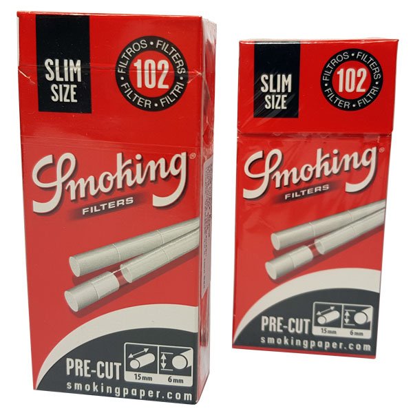 Smoking Pre-Cut Slim Filtercici za Rolanje Duvana i Cigareta