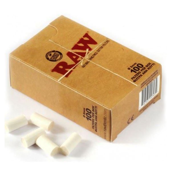 Raw Natural Slim Filtercici 8mm u Kutiji za savijanje cigareta