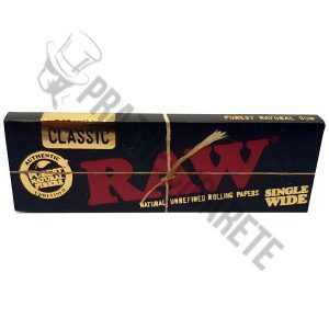 Raw Black Papir za Motanje Single Wide 70mm