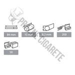 Dimenzije standardnog filtera za cigarete