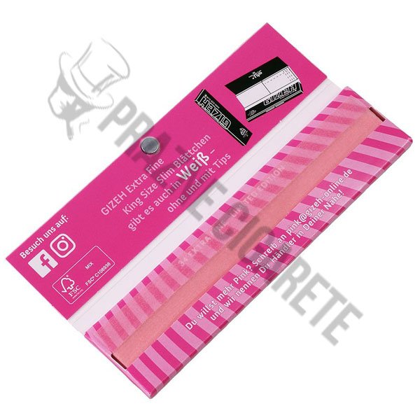 Gizeh PINK Limited Edition KS papirići sa magnetom 100s roze rizle
