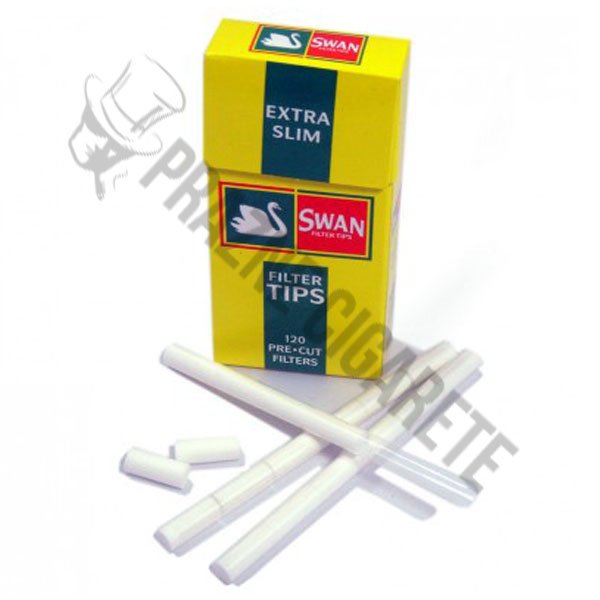 Swan Pre-Cut Ultra Slim Filtercici za Duvan i Cigarete