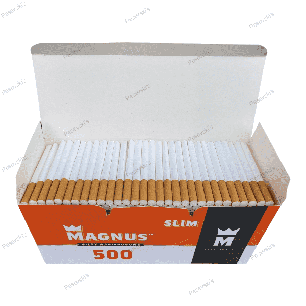 Slim Cigaret Tube Magnus 500 Cork Filter