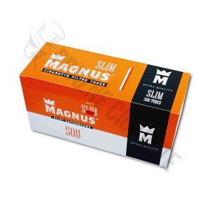 Slim Cigaret Tube Magnus 500 White Filter
