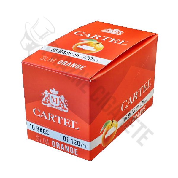 Cartel Orange Filteri za Duvan-Slim 6x15mm