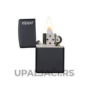 Nov Zippo Upaljač-Matte Black Logo Zippo