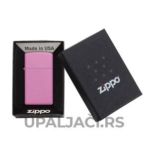 Cena za Zippo Upaljači Slim Pink Matte ORIGINAL