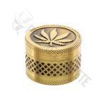 Drobilica za Duvan Metalna Zlatna 3 Dela