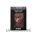 Kožna Futrola za Zippo Upaljač-Braon Boje u Poklon Kutiji