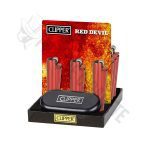 Metalni CLIPPER Kremen Upaljač-Red Devil