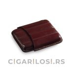 Braon KOŽNA Futrola za 4 Cigare, Cigarilose, Tompuse-Egoist