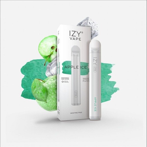 IZY Vape E-Cigarete za Jednokratnu Upotrebu - Apple Ice 0mg
