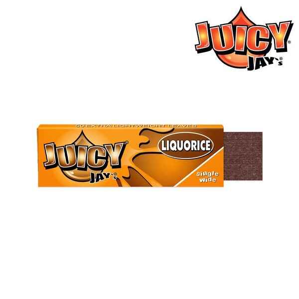Liker Papirici za Motanje-Juicy Jay's Liquorice 70mm Single Wide 50kom