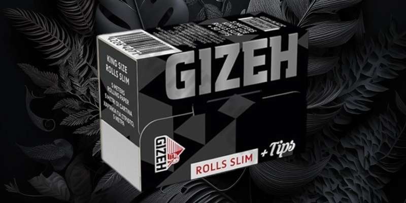 GIZEH BLACK PREMIUM EXTRA FINE Rolls + Flopovi