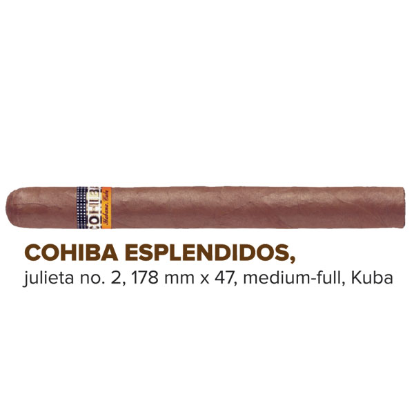 COHIBA ESPLENDIDOS Kubanske Cigare-Tompusi