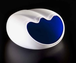 PLAVA Mala Pepeljara za 2 Cigare-Czevitrum Salamander