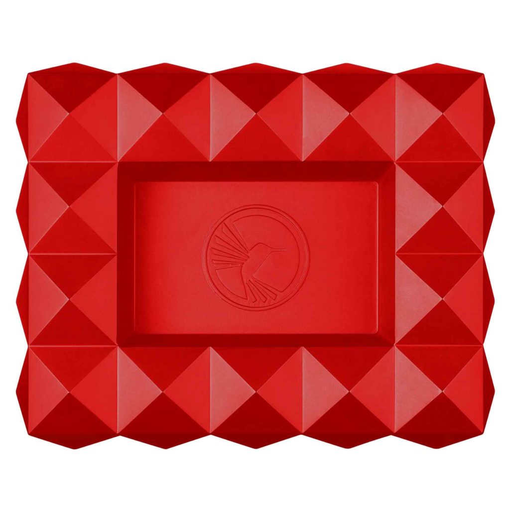 Colibri Quasar pepeljara crvena – atraktivna pepeljara za cigare, tompuse