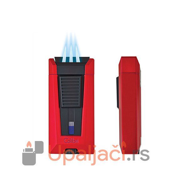 CRVENI Brener Upaljač za Cigare COLIBRI Stealth-3 Plamena