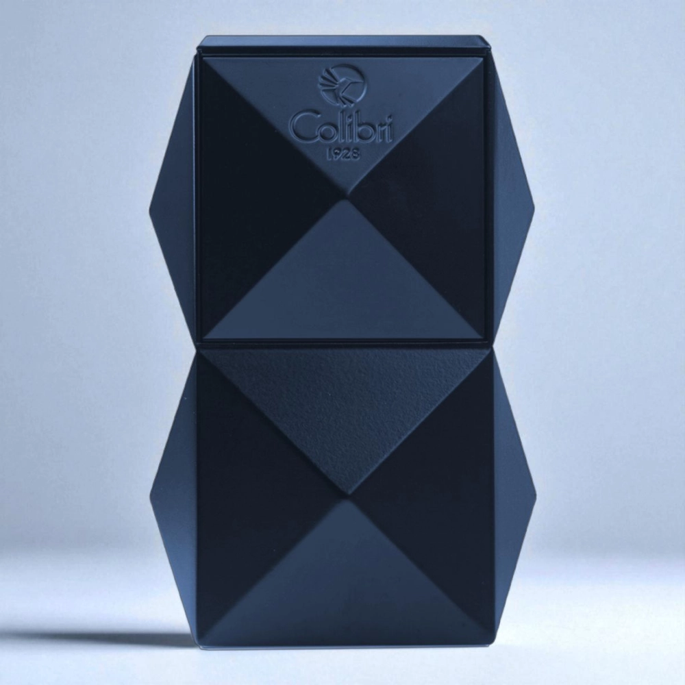 colibri-quasar-upaljac-za-cigare-plavi Colibri Quasar Desk Lighter plavi – luksuzni stoni upaljač za tompuse