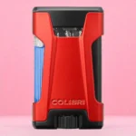 Colibri Rebel crno-crvena – sportski jet upaljač za cigare