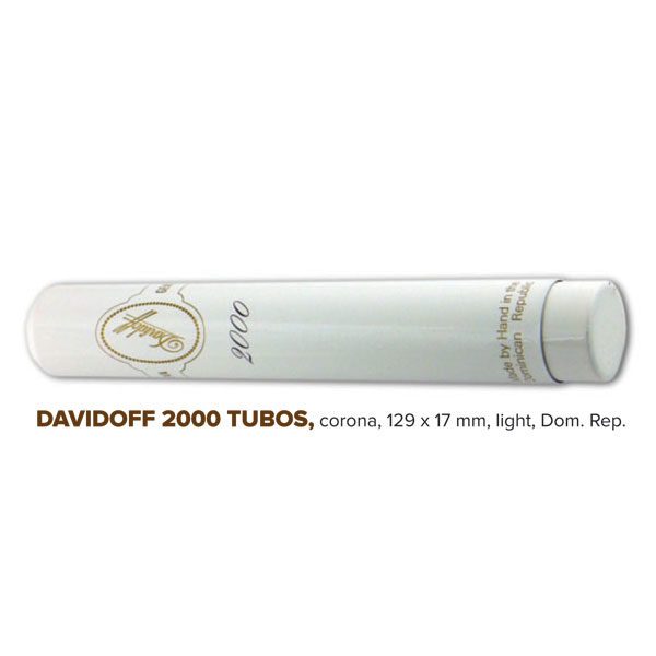 DAVIDOFF 2000 Tubos Corona Cigara