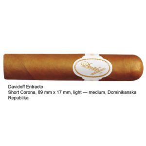 DAVIDOFF Entreacto Short Corona Cigara-Tompus