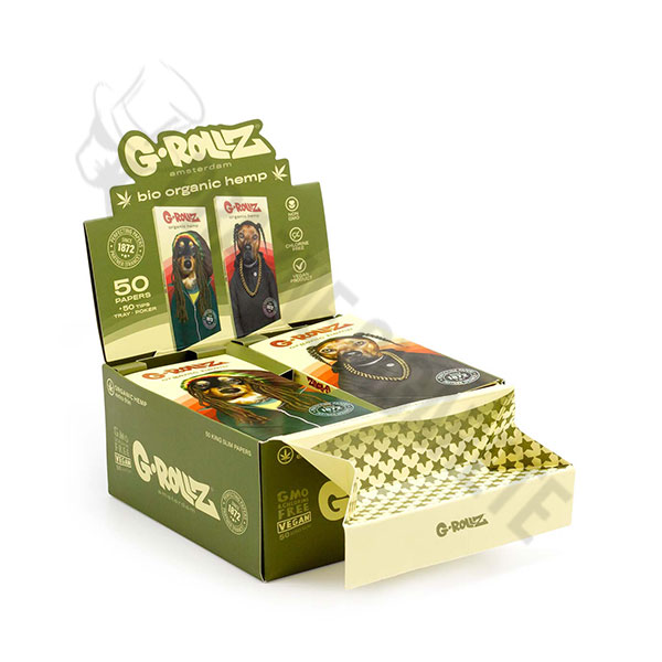 G-Rollz Bio Organic Hemp Papirići+Flopovi Kutija