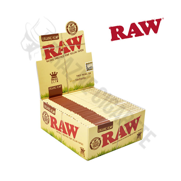 RAW Organic Hemp King Size SLIM Papirići za Rolanje