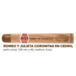 Romeo Y Julieta Coronitas en Cedro Cigara