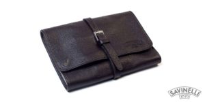 Nova Kožna Torbica za Lule i Opremu SAVINELLI Braon