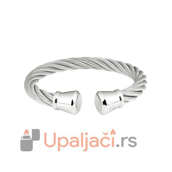 Original ZIPPO Narukvica Cable Wire-Silver