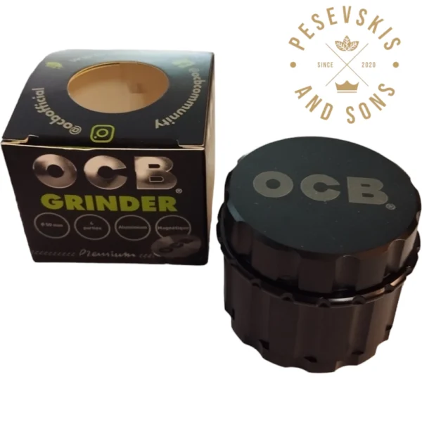 OCB Alu Mrvilica iz 4 Dela - Anthracite Grinder Ø 50mm