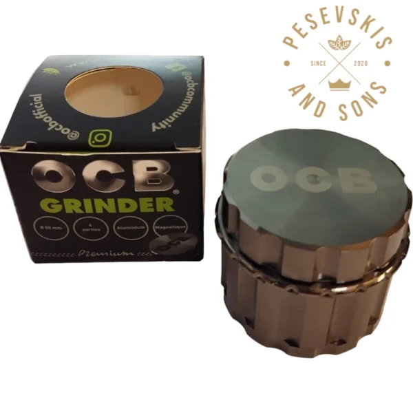 Siva OCB Alu Mrvilica iz 4 Dela - Grinder Ø 50mm