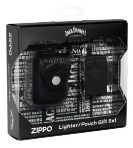 ZIPPO Jack Daniels Upaljač+Kožna Torbica-Poklon Set