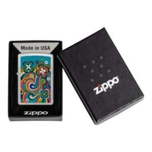 ZIPPO Upaljač Flower Power Design u Poklon Kutiji