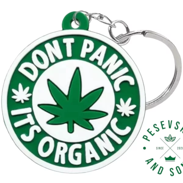 Gumirani Privesci za Ključeve - Don't Panic it's Organic