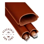 Kozna Futrola za 2 Tompusa - Braon Otvorena