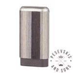 Angelo Futrola za 3 Cigare - Furnir - Sivo Bela